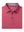 Folded Cranberry Everyday Classic Solid Polo neatly laid out for display