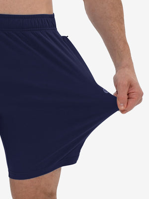 Breathable Running Shorts with 4 Zipper Pockets