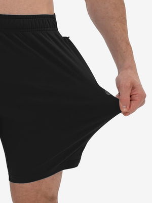 Breathable Running Shorts with 4 Zipper Pockets