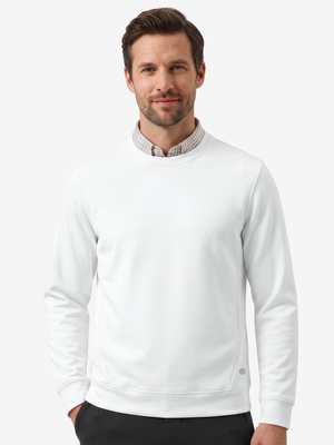 Ultra-Comfort Velour Lining Crew-Neck Sweatshirts