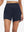 Pantalones cortos de secado rápido 2 en 1 de talle alto para mujer con 7 bolsillos