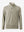Front 3D view of casual fleece lined quarter zip pullover in dust beige, showing clean athletic fit.