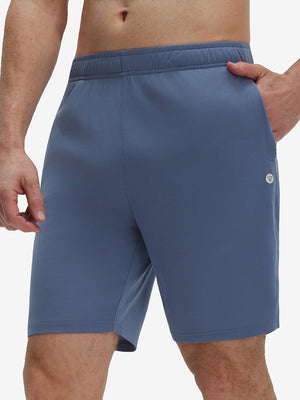 Breathable Running Shorts with 4 Zipper Pockets
