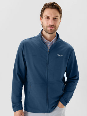 Lightweight Water-Resistant Nylon Blend Jacket