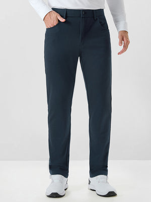 Textured Proflex Chino Pants With 5 Pockets