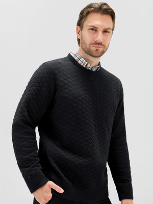100% Cotton Knit Crew Neck Sweatshirt