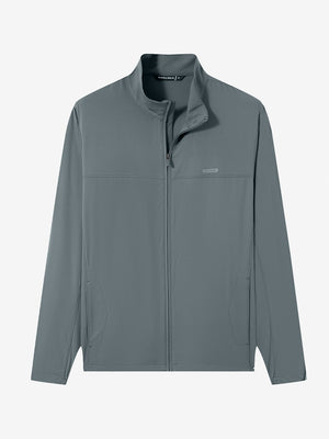 Full Zip Stand Collar Lightweight Windbreaker Jacket