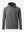 3D front image of texture solid hoodies pullover highlighting simple design and smooth fabric, grey heather.