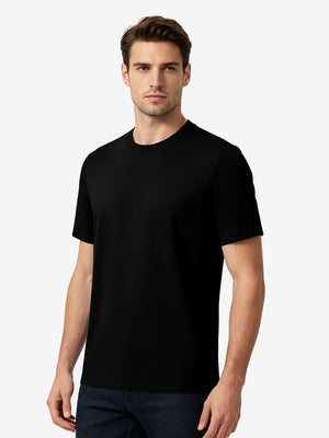 Men's Short Sleeve Slim Fit Roma Knit T-shirt