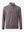 Front 3D view of casual fleece lined quarter zip pullover in drak red, showing clean athletic fit.