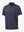 3D view of MAELREG Performance Jersey Print Polo in Navy Pink Seagull – breathable golf fabric