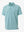 3D product view of TURQUOISE/NAVY STRIPE Youth Performance Golf Polo showing design and fit.