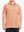 Model wearing Cooling Stripe Golf Shirt in ORANGE STRIPE, half-body front view with relaxed pose