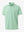 Front 3D view of trendy boys stripe polo shirts, clean structure and modern light green stripe look