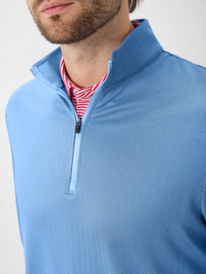 Herringbone Jacquard 1/4 Zip Pullover