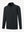 Front 3D view of youth winter micro-fleece quarter zip pullover, clean design with black finish