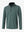 3D rendering of the Pinstripe Quarter Zip Pullover showcasing structure and design – DARK GREEN MELANGE