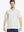 Front half-body view of male model in the Cream Everyday Classic Solid Polo, standing still