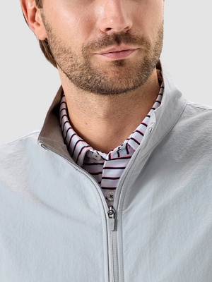 Color Block Lightweight Full Zip Vests