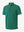 3D view of GREEN Elegant Performance Jacquard Polo showing texture and structured collar
