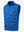 Boys full-zip fleece-lined puffer vest in klein blue, front 3D view highlighting clean structure and fabric