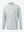 3D front display of Men’s Long Sleeve Mock Turtleneck Shirt in Light Grey Heather, clean and modern fit.
