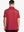 Back half-body view of male model wearing the Red Everyday Classic Solid Polo