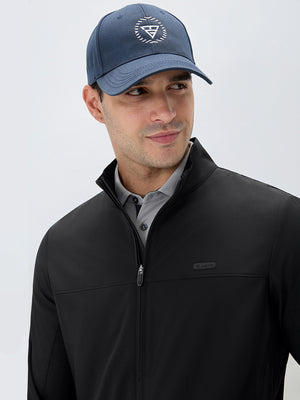 Full Zip Stand Collar Lightweight Windbreaker Jacket