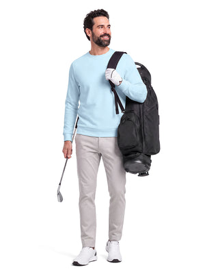 Crewneck Sweatshirt with Zip Pockets