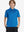 Front upper view of Kids stripe golf polos showing crisp stripes in cobalt stripe