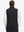 Back view of model wearing Lightweight Water Resistant Puffer Vest in black