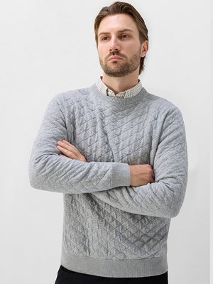 100% Cotton Knit Crew Neck Sweatshirt