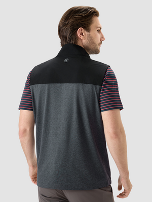 Color Block Lightweight Full Zip Vests