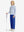 Boys Stretch Fleece Lined Casual Golf Pants in klein blue, back lower body view showing fit