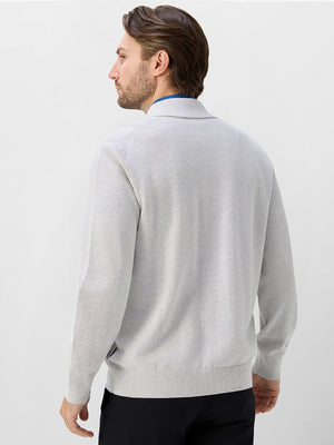 Wool Full Zip Sweater Bomber Jackets