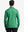 Back upper body of Long sleeve pinstripe jersey polo with subtle green stripe lines