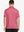 Back half-body view of male model wearing the Cranberry Everyday Classic Solid Polo