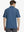 Back view of MAELREG Men's Performance Jersey Print Polo in green seahorse – athletic fit