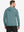 Back view of the Athletic Golf Hoodie in Aqua Heather, model turns head slightly for a casual look.