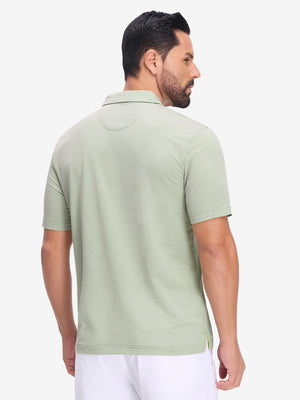 Comfy Breathable Pin-Stripe Golf Polos