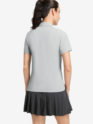 Women’s 5 Buttons Collared Polo Shirts