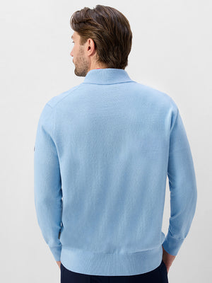 Wool Blend 1/4 Zip Sweater Pullover