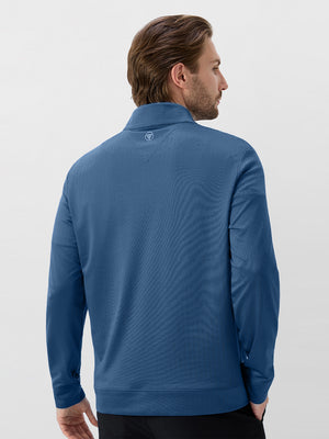Herringbone Jacquard 1/4 Zip Pullover