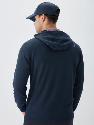 Texture Pullover Hoodie with Pockets