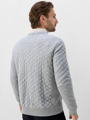 100% Cotton Knit Crew Neck Sweatshirt