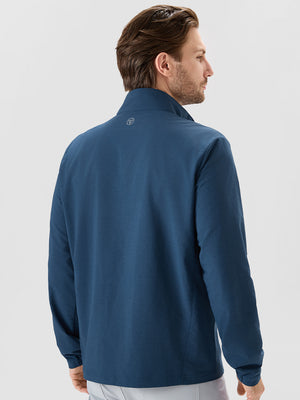 Lightweight Water-Resistant Nylon Blend Jacket