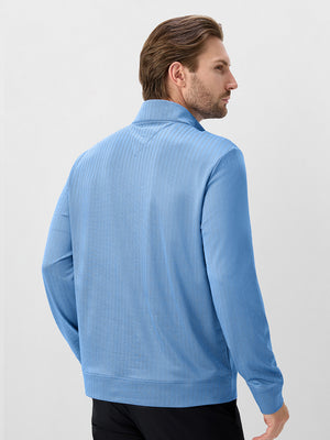 Herringbone Jacquard 1/4 Zip Pullover