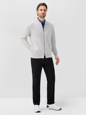 Wool Full Zip Sweater Bomber Jackets