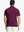 Back half-body view of MAROON STRIPE PINSTRIPE Pinstripe Jersey Performance Polo worn by model								
