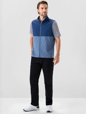 Color Block Lightweight Full Zip Vests